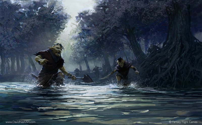 Image result for Journey along the Anduin art