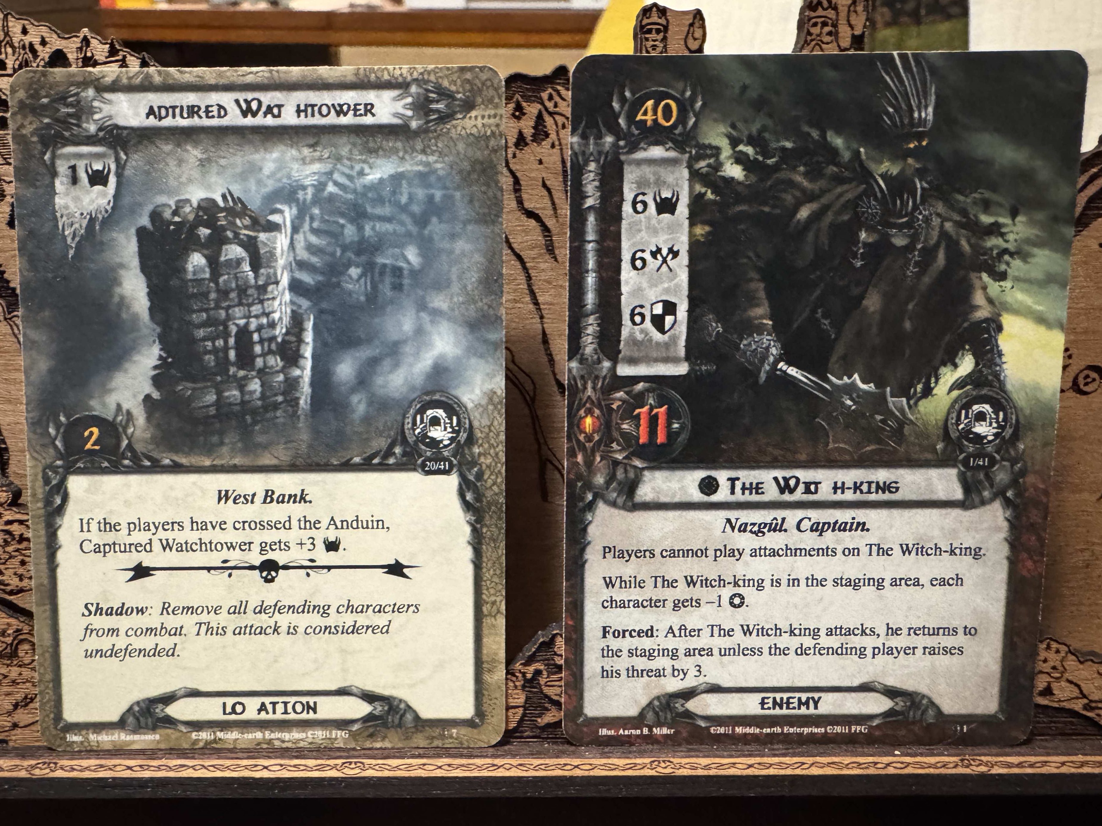 Osgiliath aptured Wat htower and The Wit h-king, can't see anything.